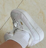 彪马（PUMA）【厚底鞋】增高小白鞋女子经典复古休闲板鞋CARINA395093 灰色-灰色-金色-02 38.5 实拍图