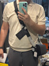 蔻驰（COACH）【品牌直供】男士AXEL小号单肩斜挎包炭黑色CV762QBMI5 实拍图