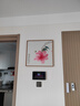三餐四季餐厅装饰画原木风挂画吃饭厅背景墙高档客厅沙发墙画壁画 F款-花开富贵 50*50cm原木色简框+布纹面 实拍图