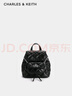 CHARLES&KEITH菱格大容量柔软多用背包双肩包包女包生日礼物CK2-60151400 实拍图