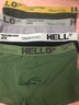 真维斯（JEANSWEST）男士内裤纯棉平角裤大码四角4条 实拍图