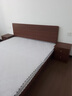 十亿客新中式实木床1.8米双人床主卧经济型1.5米家用储物大床1.2m单人床 胡桃木色床+10CM椰棕床垫+床头柜*2 1.8*2米【店长推荐】 实拍图