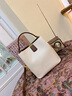 CALWAN KEODH包包女包小众斜挎单肩水桶轻奢时尚高级感百搭生日礼物送女友老婆 【奶昔白】品牌简约通勤包实用走心女生闺蜜 实拍图