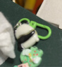 卡通小熊猫钥匙扣可爱闺蜜钥匙扣学生书包挂饰包包配饰小饰品礼物 富贵小花 实拍图