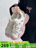 骆驼（CAMEL）丑萌登山鞋女时尚撞色户外休闲鞋 L24S076620 米/银/粉 39 实拍图