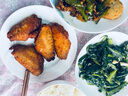 LONGCHANG隆昌瓷器釉中彩山水碗碟盘中式餐具套装家用饭碗深盘面碗高脚碗 7.75英寸饭盘【两个装】 实拍图