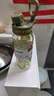 希乐（cille）塑料水杯大容量夏季男女学生运动便携tritan茶水分离杯子860ml 实拍图