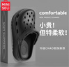 名创优品（MINISO）洞洞鞋男女夏季外穿凉鞋防滑厚底踩屎感包头凉拖鞋 黑色+海洋星星 实拍图