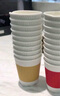 美丽雅 一次性纸杯加厚隔热防烫中号40只豆浆奶茶热饮咖啡杯子家用280ml 实拍图
