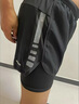 运动功能短裤男骑行跑步健身马拉松专用训练三分田径体考体育装备 【元气风暴HK107】黑色 2XL 【140-160斤】 实拍图