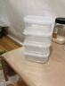 sungsa日本进口抗菌冷冻小肉盒水果盒冰箱饺子收纳盒葱姜蒜保鲜盒食品级 抗菌款120ml*9个装 实拍图