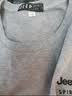 JEEP SPIRIT吉普短袖T恤男夏季纯色纯棉打底衫男士宽松圆领上衣男 白色 M 实拍图