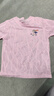 迪士尼女童速干衣2026夏透气运动短袖t恤儿童网眼短袖PBZPY0027 粉120 实拍图