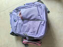 letopo儿童护脊减负书包小学生4-6年级双肩书包 简约时尚轻便耐脏 芋紫色 实拍图