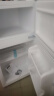 HYUNDAI（韩国现代） 小冰箱 冰箱小型双开门 迷你双门家用宿舍租房冷藏冷冻电冰箱节能省电 68L白【一级能效+租房必备】 实拍图
