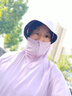 蕉下（beneunder）防晒衣女春夏新款冰丝凉感升级披肩AL118葡樱粉M 实拍图