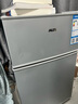 奥克斯（AUX）家用双门迷你小型冰箱 冷藏冷冻保鲜小冰箱 宿舍租房节能电冰箱 【品牌精选】BCD-30K118 基础款 银色 实拍图
