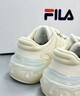 斐乐（FILA）官方女鞋CARROT摩登板鞋春新款萝卜鞋休闲运动鞋 古白色/初雪白-AA 37.5 实拍图