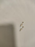 男女925银耳钉女养耳洞耳棒耳骨钉睡觉免摘防堵针银针耳饰防过敏 【1对装】3mm圆头耳钉 实拍图
