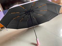 爱礼优全自动雨伞 太阳伞黑胶防晒防紫外线 男女士大号晴雨两用伞遮阳伞 渐变白桃粉 【60骨自动】 实拍图