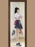 浪莎百褶裙女秋季2025新款高腰显瘦学院风a字半身裙小个子jk西装短裙 实拍图