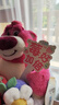 迪士尼（Disney）玩具总动员毛绒玩偶公仔娃娃生日礼物女生 草莓熊玫瑰永生花束 实拍图