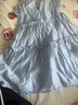 ASK JUNIOR童装儿童裙子女童连衣裙夏装天丝可爱度假风婴幼公主裙 蓝色 110 实拍图