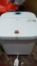 海尔（Haier）泡脚桶恒温加热全自动按摩足浴盆家用抑菌洗脚盆仿真按摩泡脚盆银离子抑菌足浴桶520礼物送亲人 【抑菌99.9%/恒温变频】电动按摩款 实拍图