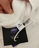 NASA GISS重磅260g纯棉短袖t恤男纯色圆领厚实不透纯白打底衫男女体恤上衣 白色 M 体重110-130斤 实拍图