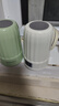 乐扣乐扣保温杯陶瓷覆层内胆咖啡杯随行吸管水杯不锈钢便携办公男女士2025 冰椰白【陶瓷内胆】390ml 实拍图