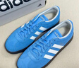 adidas T头鞋 VL COURT复古板鞋德训鞋男女阿迪达斯轻运动 蓝色/亮白/树脂黄   42 实拍图