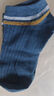 【经典条纹船袜】袜子男女通用短袜夏季薄款透气吸汗防臭纯色二杠 黑1蓝1灰1浅灰1 实拍图