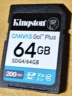 金士顿（Kingston）64GB SD存储卡 U3 V30 相机内存卡 高速sd卡大卡 4K超高清拍摄 读速200MB/s 实拍图