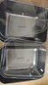 13.5cm*10.5cm*5cm不锈钢方盘备菜盒火锅配菜盆长方形户外料理餐 二盒二盖 实拍图