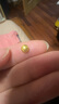 中国珠宝黄金金豆金瓜子元宝AU9999小金条真金小星星收藏储值小金豆 小金豆1g 实拍图