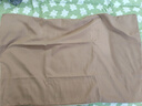 京东京造悦柔枕套 A类一等品 120g加厚耐用枕头套 48x74cm 一对装 奶茶咖 实拍图