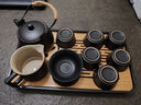 宅轻松 黑陶家用功夫茶具家用茶壶茶盘会客送礼侧把整套茶具17件套 实拍图
