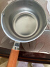 户外野餐用品不锈钢泼油小锅热油专用锅奶锅加热锅迷你锅淋油神器 300ml【1个装】 实拍图