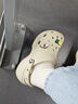 沙洛驰云朵crocs洞洞鞋经典女士厚底休闲凉鞋卡骆户外沙滩鞋增高女夏季 云朵骨白色 37 (230mm) M5 实拍图