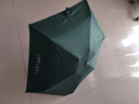 晴雨两用umbrella超轻迷你口袋伞女防紫外线防晒黑胶扁五折伞遮阳 墨绿 手动 实拍图