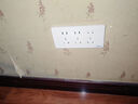 国际电工（FDD）118型开关插座家用面板厨房暗装15十五孔9九多孔墙壁电源五开 四位一开十五孔 实拍图