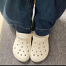 crocs卡骆驰贝雅洞洞鞋沙滩鞋|10126 白色-100 36/37(220mm)  实拍图