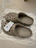 卡骆驰crocs洞洞鞋贝雅男鞋女鞋轻便耐磨一脚蹬拖鞋休闲鞋|10126 卵石色-2V3 44 (280mm) 实拍图