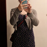小野七天纯欲碎花连衣裙女夏显瘦吊带裙子温柔百搭开衫+连衣裙韩式两件套 L 建议体重110—120斤 实拍图