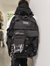 JCZS德国轻便书包初中生男女高颜值大容量减负护脊2025新款高中生双肩 【护脊减负】大号-纯黑色送闪电 实拍图
