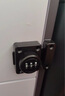 百蒂安免打孔门锁密码插销锁柜门暗锁柜子锁橱柜锁衣柜密码锁双开木门 黑色锁+ABS弹簧黑插销 双开门用 实拍图