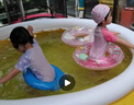 B.Duck小黄鸭儿童游泳圈男女童防侧翻初学者宝宝可爱腋下圈充气救生圈 实拍图