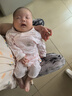 贝瑞加（Babyprints）宝宝连体衣2件装婴儿纯棉衣服四季薄款家居内衣透气爬服 粉黄66 实拍图
