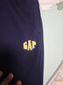 GAP男装2025春季新款刺绣logo松紧腰束口卫裤运动休闲长裤725654 海军蓝 XL (180/88A)亚洲尺码 实拍图