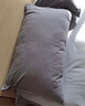 网易严选羽丝绒枕头枕芯松软高弹杜邦羽绒棉五星级酒店抗菌阻螨 【A类全棉抗菌】增高款 900g 牛奶白  1只装 实拍图